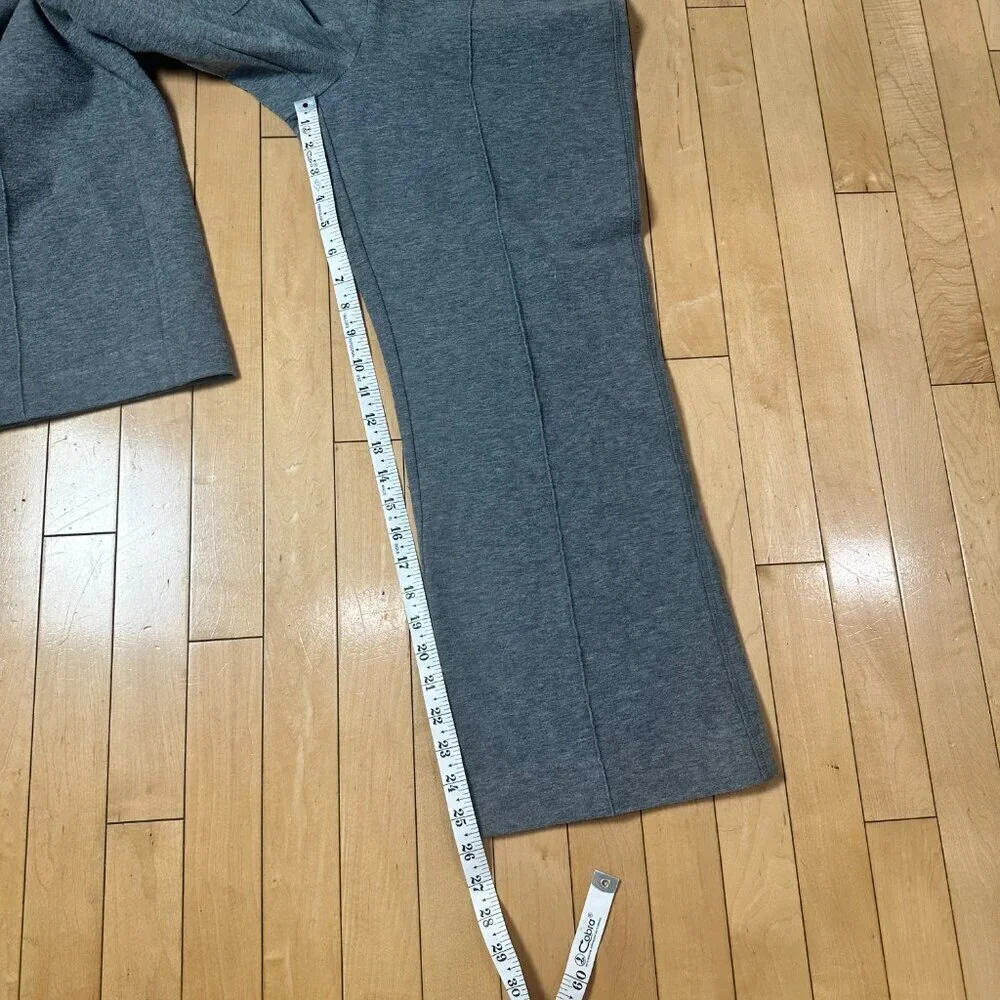 CARTONNIER by ANTHROPOLOGIE Flannel Stretch Wide Leg Cropped Trousers Size Large - Picture 11 of 11